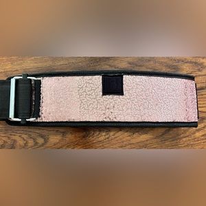 2POOD Weightlifting Belt. Rose gold sequin. Size Small.